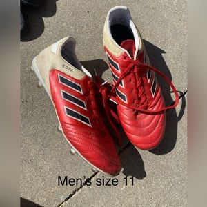 Adidas soccer cleats men’s size 11